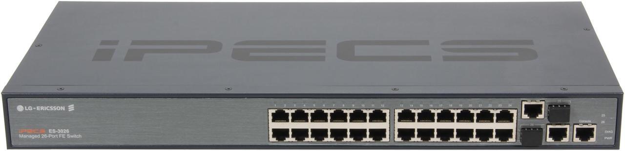 Alt view image 2 of 5 - LG-Ericsson ES-3026 Managed iPECS Ethernet Switch