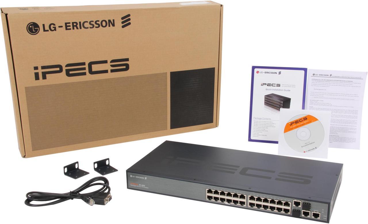 Alt view image 5 of 5 - LG-Ericsson ES-3026 Managed iPECS Ethernet Switch