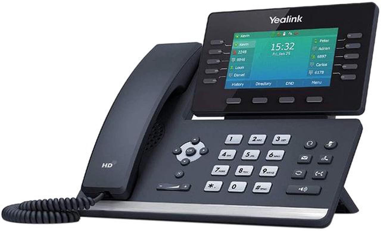 Yealink T54W IP Phone POE - Bluetooth and Wi-Fi Standard