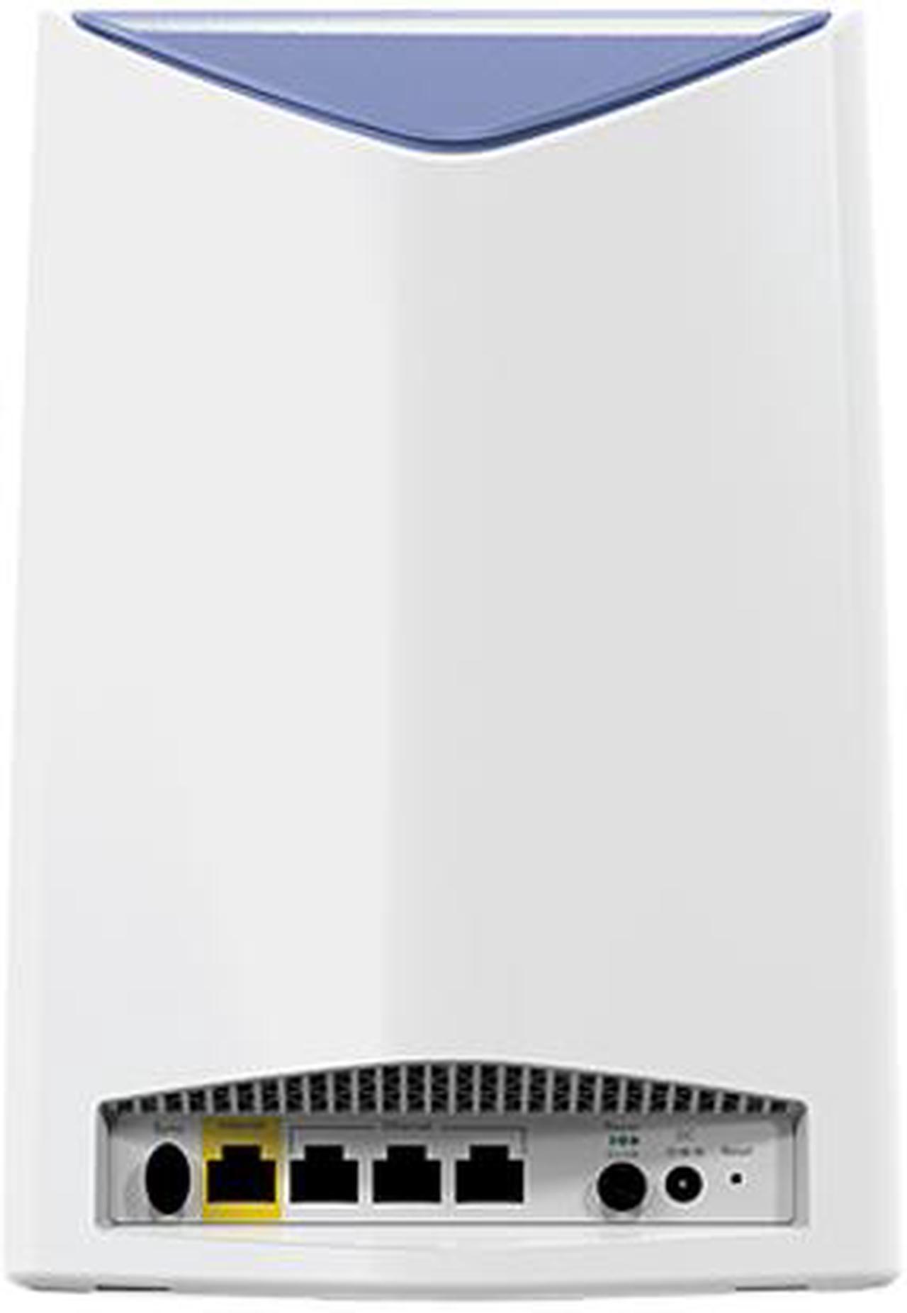 Alt view image 3 of 7 - NETGEAR SRK60-100CNS Orbi Pro Tri-Band WiFi System for Business with 3Gbps Speed | 2-Pack Includes 1 Router & 1 Wall-mount Satellite to Cover up to 5,000 Sq. Ft.