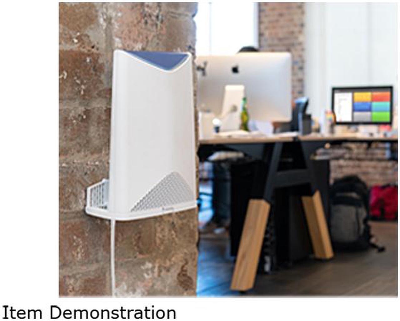 Alt view image 7 of 7 - NETGEAR SRK60-100CNS Orbi Pro Tri-Band WiFi System for Business with 3Gbps Speed | 2-Pack Includes 1 Router & 1 Wall-mount Satellite to Cover up to 5,000 Sq. Ft.