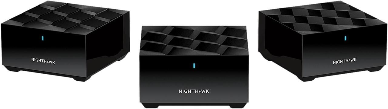 NETGEAR Nighthawk Advanced Whole Home Mesh WiFi 6 System (MK63S) with Free Armor Security - AX1800 Router with 2 Satellite Extenders, Coverage up to 4,500 sq. ft. and 25+ Devices