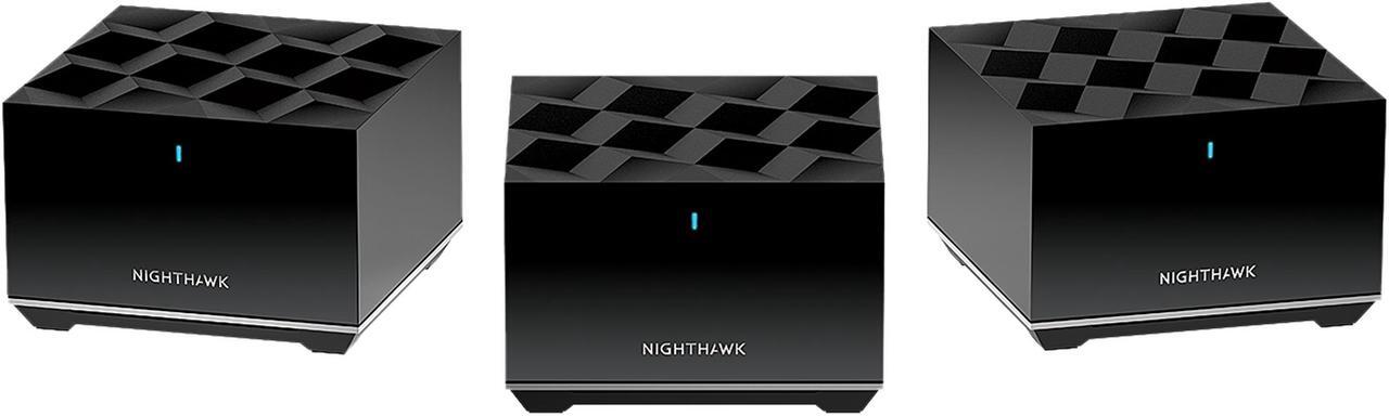 Alt view image 2 of 3 - NETGEAR Nighthawk Tri-band Whole Home Mesh WiFi 6 System (MK83) - AX3600 Router with 2 Satellite Extenders, Coverage up to 6,750 sq. ft.