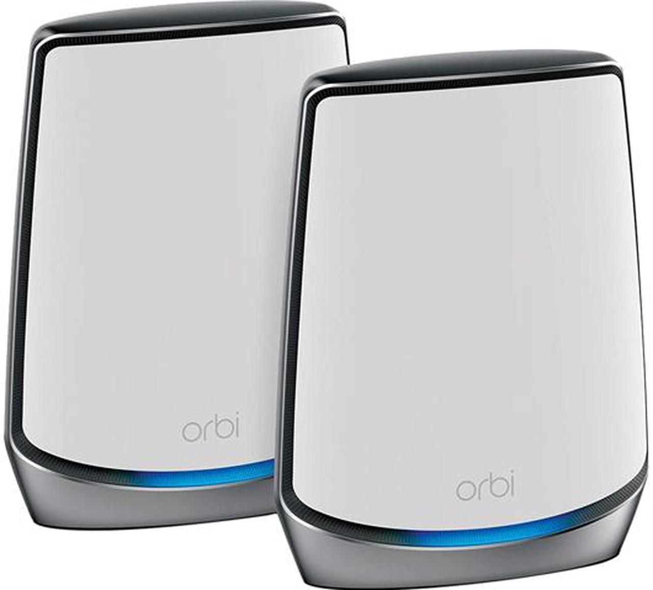 Netgear RBK852-100NAS Orbi Wi-Fi 6 Ultra-Performance Whole Home Mesh Wi-Fi System, 2-pack (RBK852) White