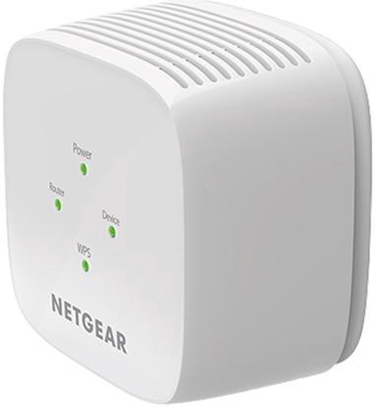Alt view image 3 of 5 - Netgear EX2800-100CNS AC750 Dual-band WiFi Range Extender, 750Mbps, Wall-plug, Internal Antenna White, Coverage up to 1200 sq.ft. and 20 Devices