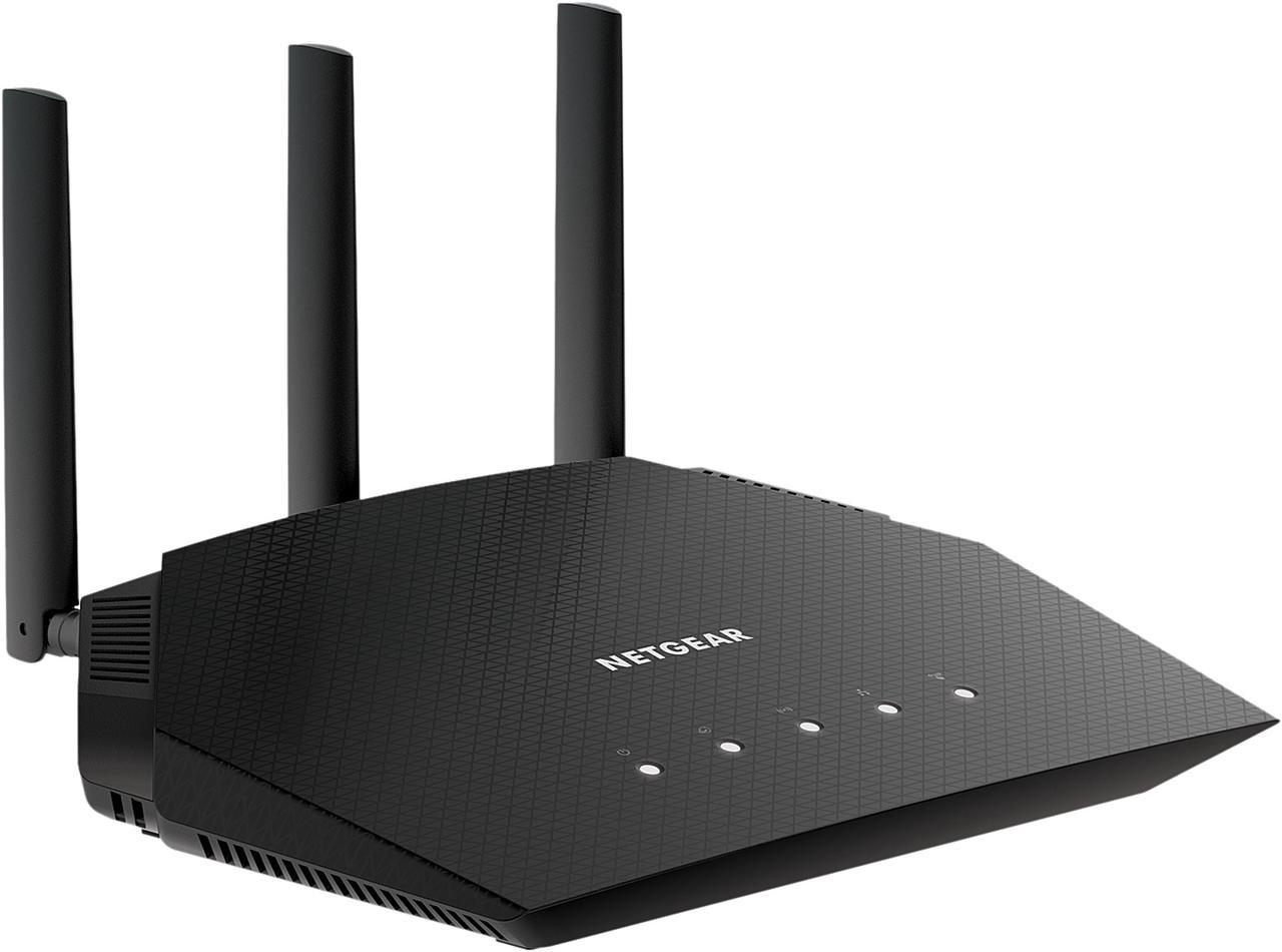 NETGEAR AX1800 4-Stream Dual-Band WiFi 6 Router (up to 1.8Gbps) with NETGEAR Armor & NETGEAR Smart Parental Controls (RAX10-100CNS)