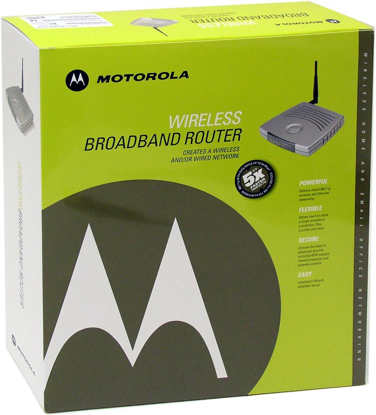 Alt view image 5 of 5 - MOTOROLA WR850G Wireless Broadband Router IEEE 802.3/3u, IEEE 802.11b/g