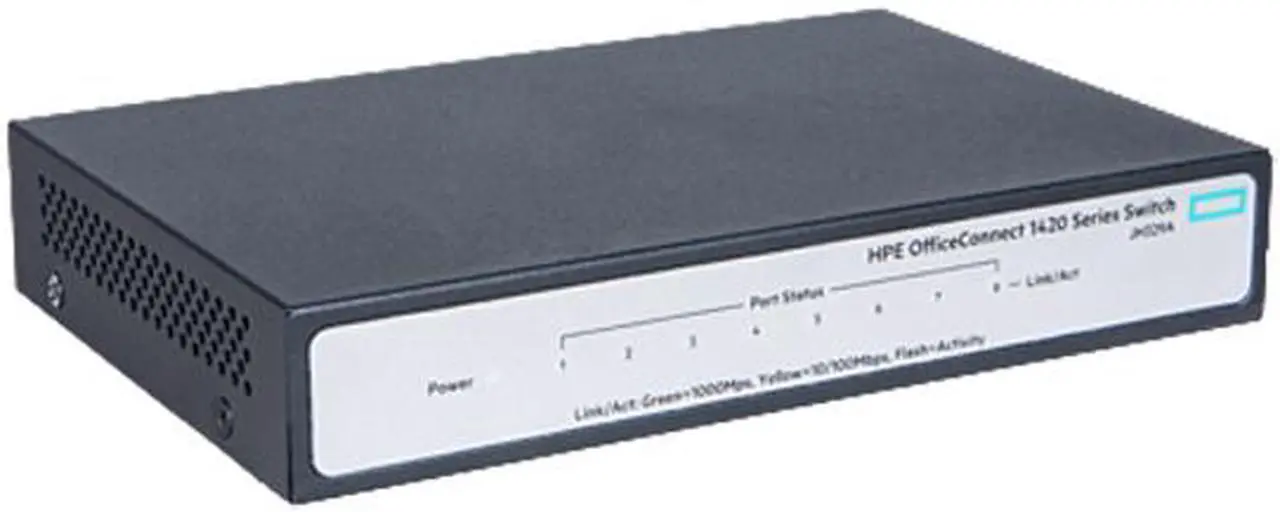 Alt view image 3 of 4 - HPE OfficeConnect 1420 8G Switch (JH329A)