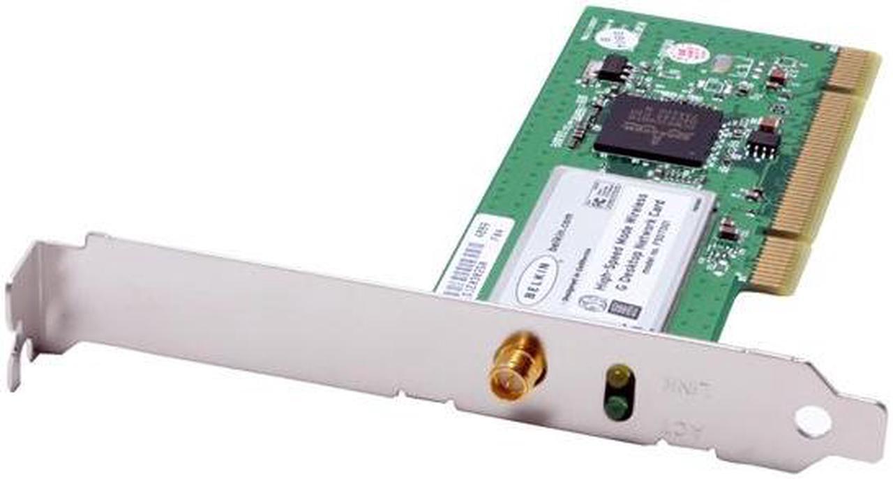 Alt view image 2 of 7 - BELKIN F5D7001 Wireless G Plus Network Card IEEE 802.11b/g PCI Up to 125Mbps Wireless Data Rates
