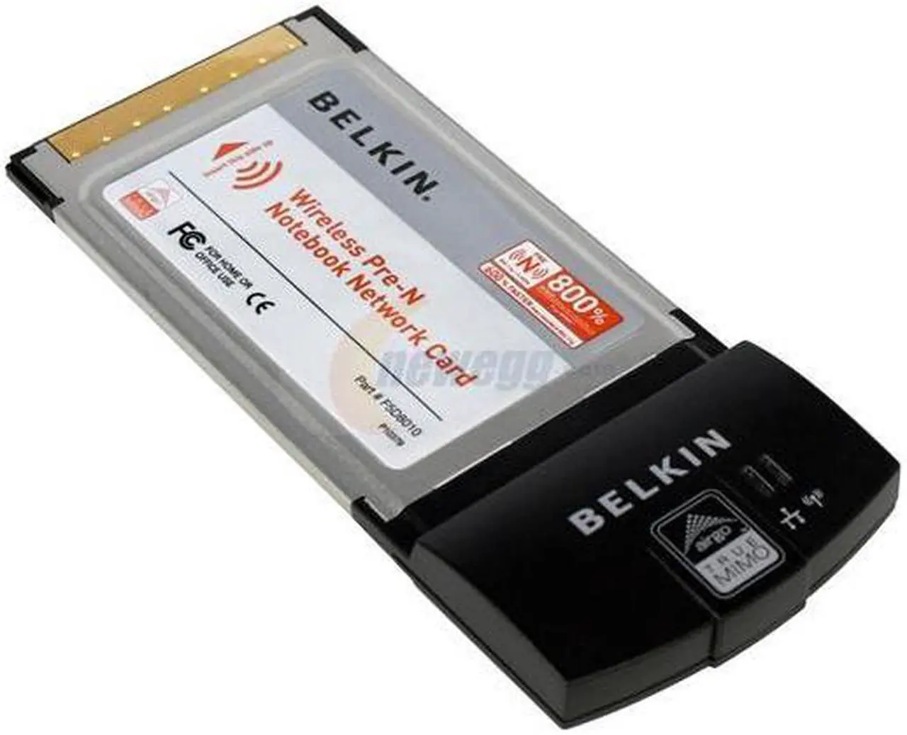 Alt view image 2 of 4 - BELKIN F5D8010 Wireless Pre-N Notebook Network Card