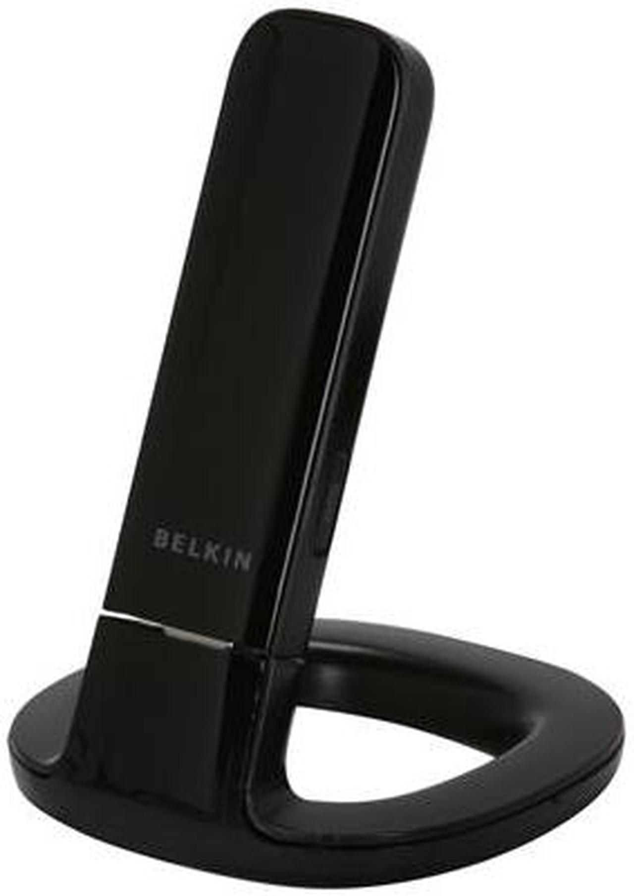 BELKIN F5D8055 Wireless N+ USB Adapter  (Black) IEEE 802.11b/g, IEEE 802.11n Draft 2.0 USB 2.0 Up to 300Mbps Wireless Data Rates