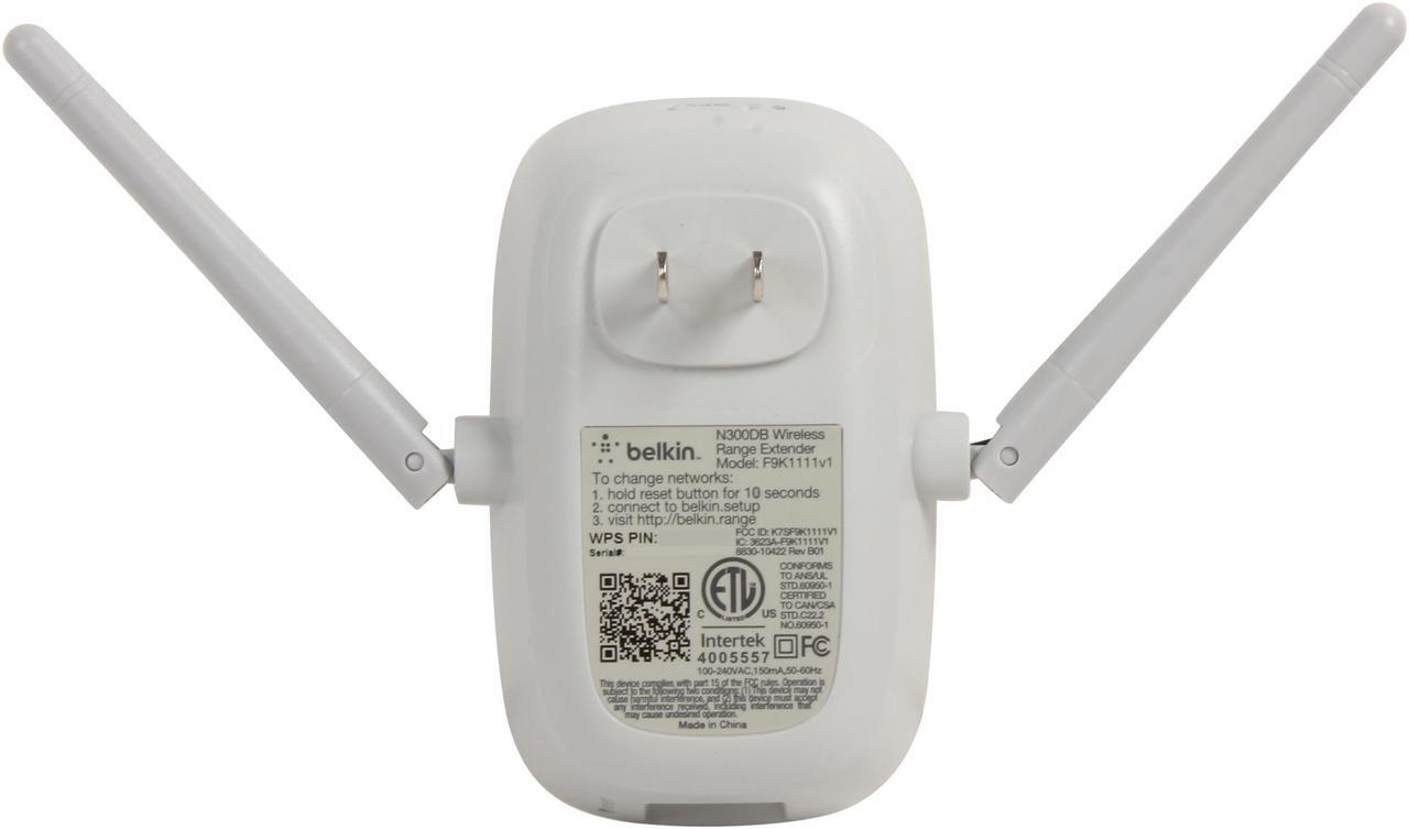 Alt view image 4 of 6 - BELKIN F9K1111 N300 Dual-Band Wi-Fi Range Extender