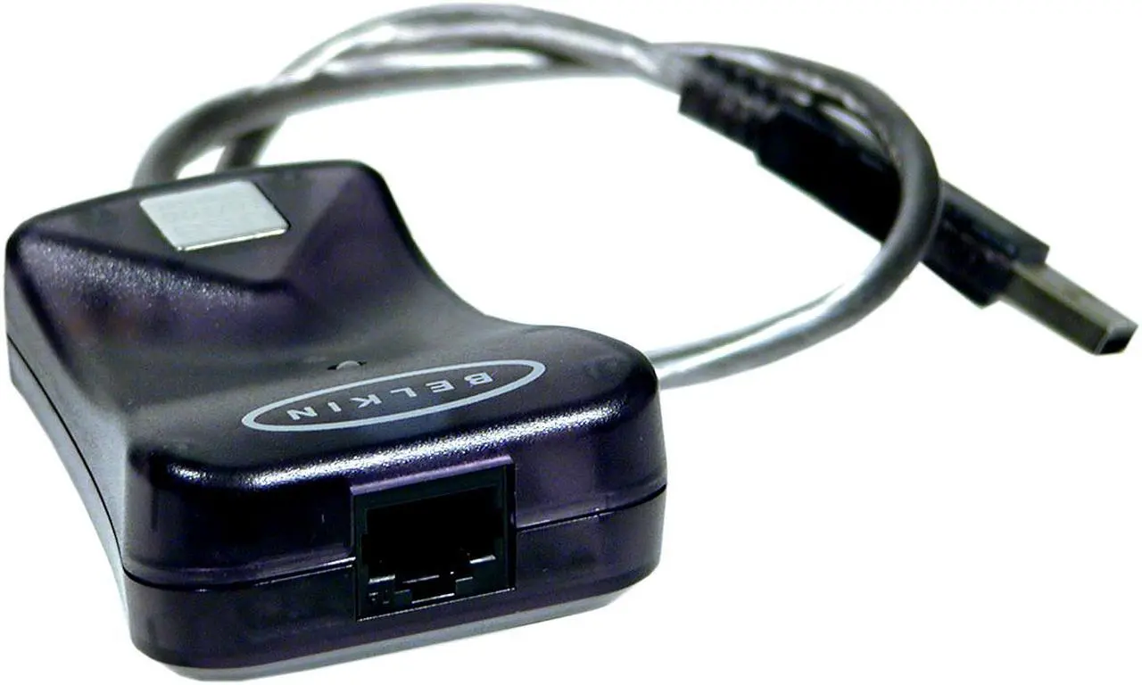Main image of BELKIN F5D5050 Ethernet Adapter 10/100Mbps USB 1 x RJ45