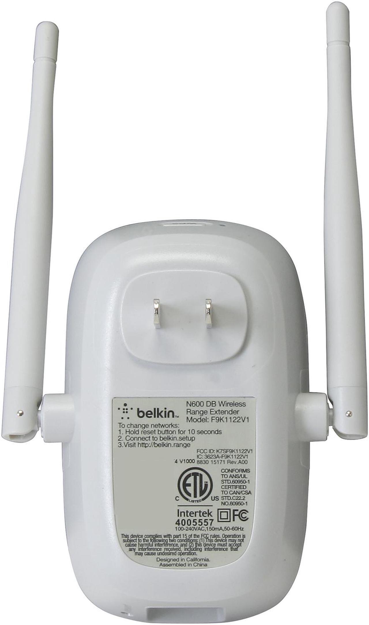 Alt view image 5 of 6 - BELKIN F9K1122 N600 Dual-Band Wi-Fi Range Extender