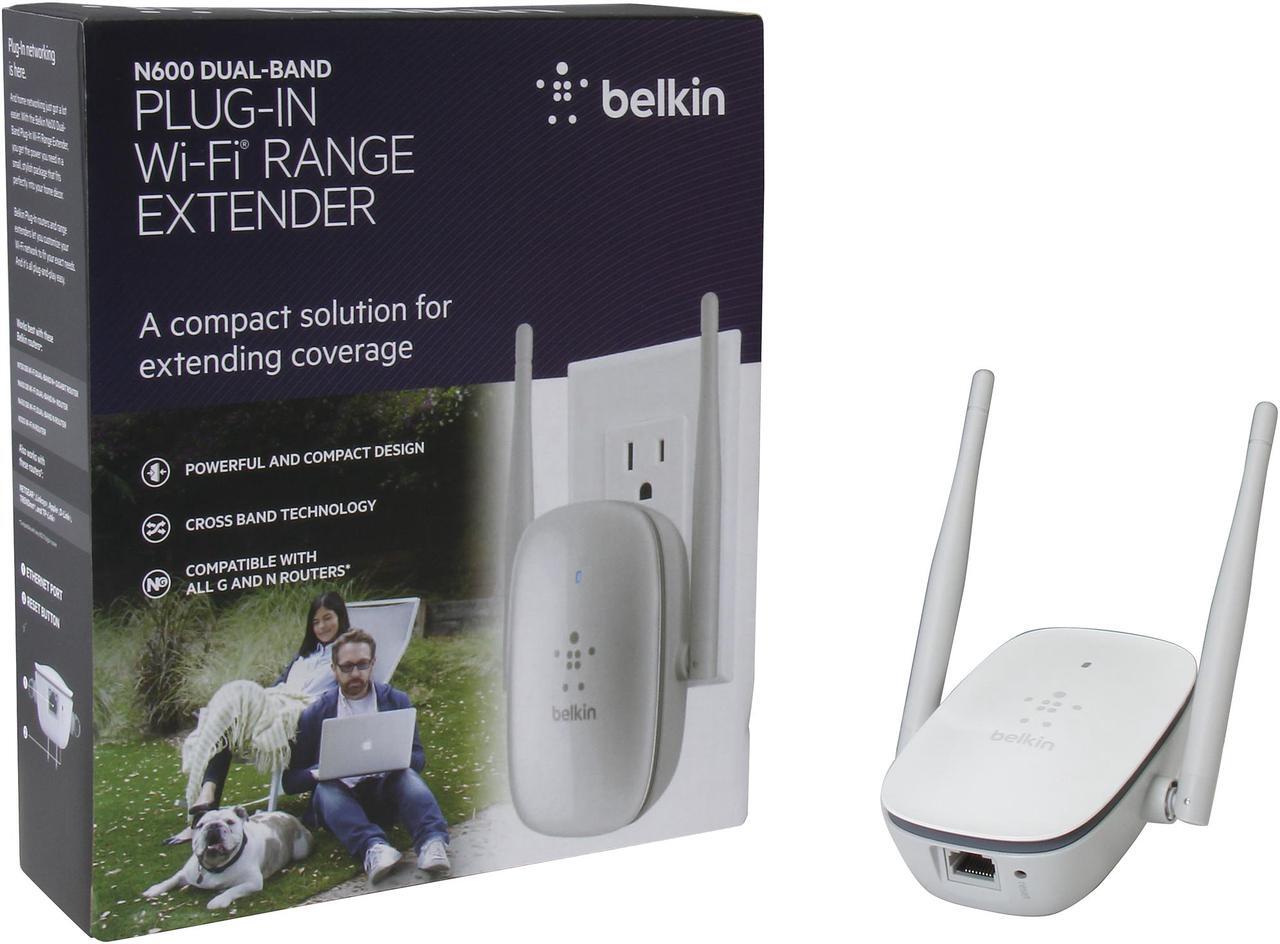 Alt view image 6 of 6 - BELKIN F9K1122 N600 Dual-Band Wi-Fi Range Extender
