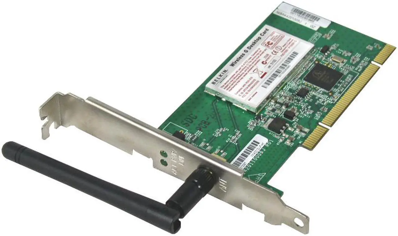 Main image of BELKIN F5D7000 Wireless G Desktop Card IEEE 802.11g PCI Up to 54Mbps Wireless Data Rates