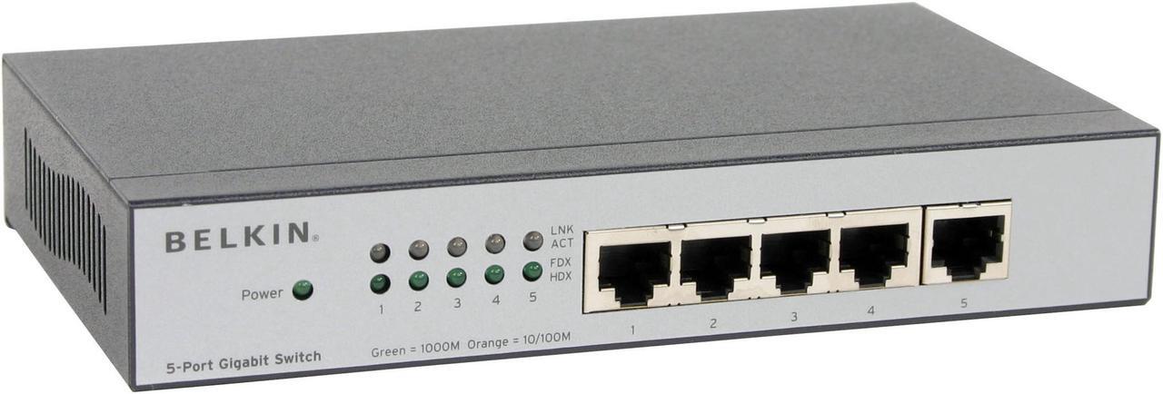 Main image of BELKIN F5D5141-5 5-Port Gigabit Switch