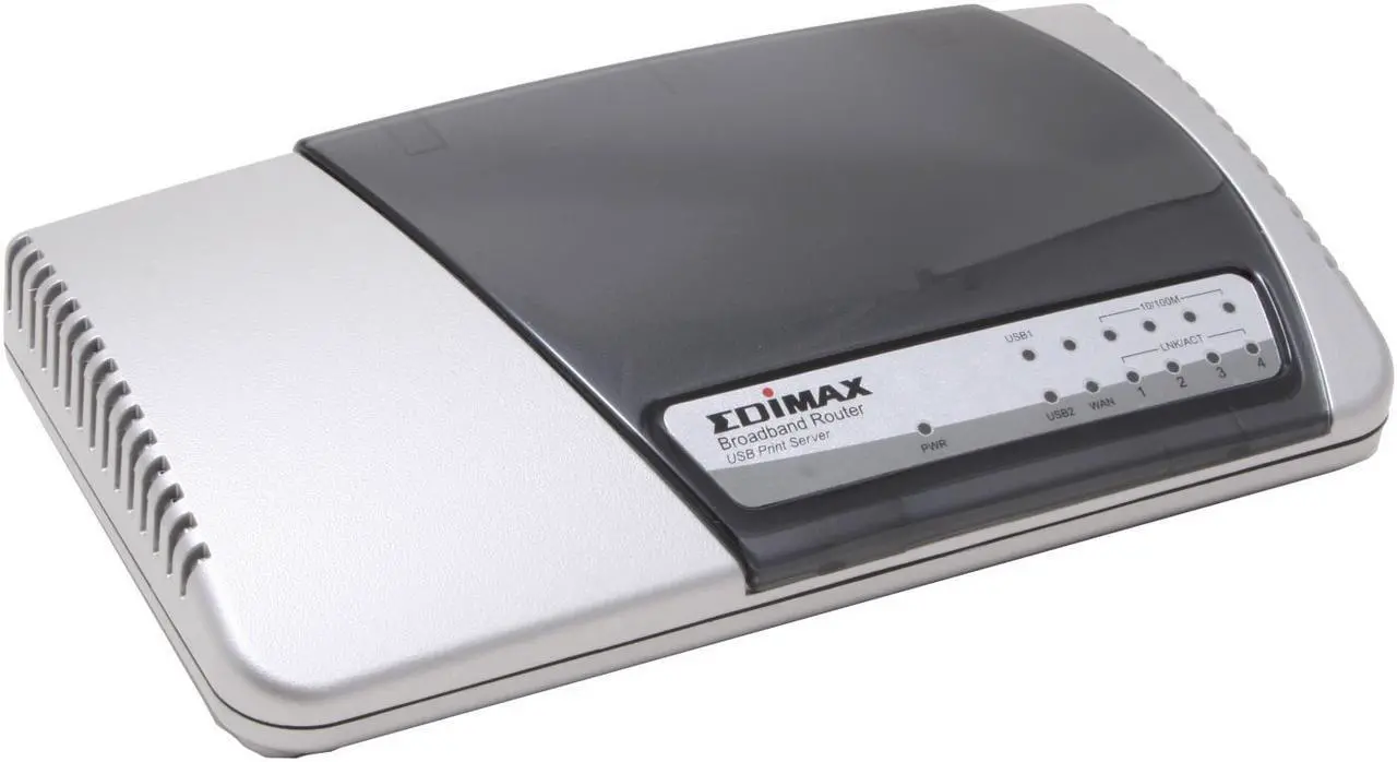 Main image of EDIMAX BR-6104KP Broadband Router 2 Port USB with Print Server 1 x 10/100Mbps WAN Ports 4 x 10/100Mbps LAN Ports