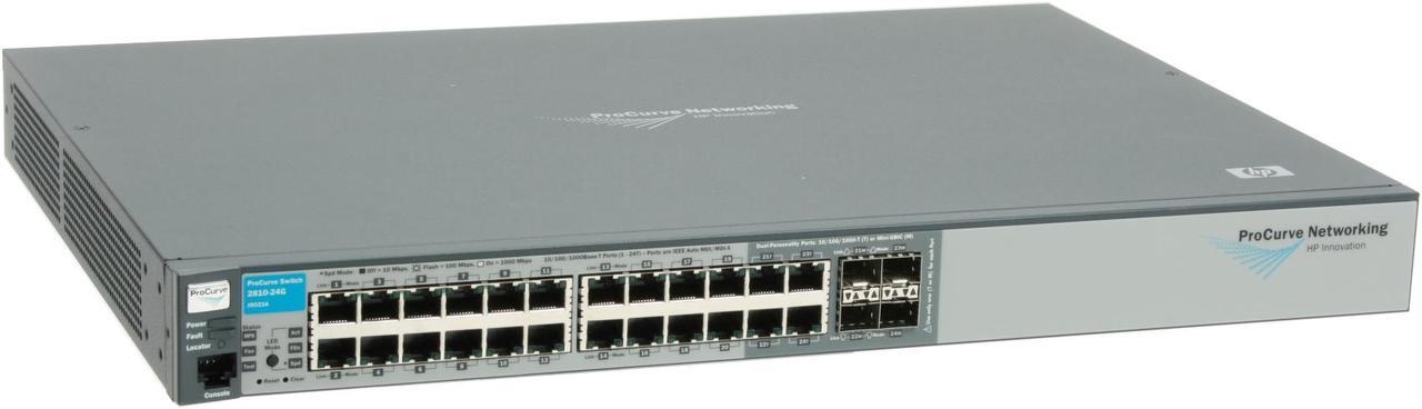 Alt view image 3 of 14 - HP J9021A#ABA Managed ProCurve Switch 2810-24G