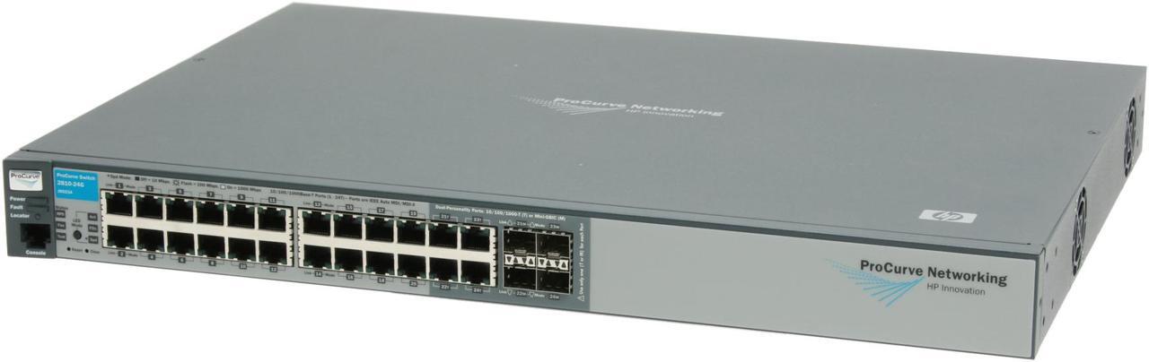 Alt view image 4 of 14 - HP J9021A#ABA Managed ProCurve Switch 2810-24G