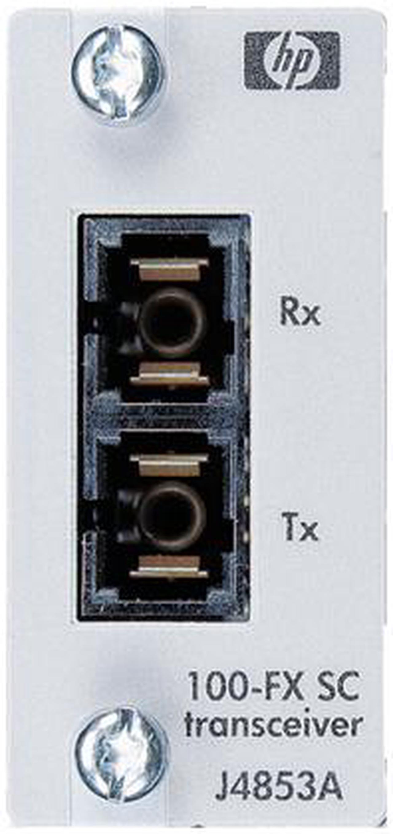 Main image of HP J4853A ProCurve 100-FX SC Transceiver 1 x SC 100Base-FX port (IEEE 802.3u Type 100Base-FX)
