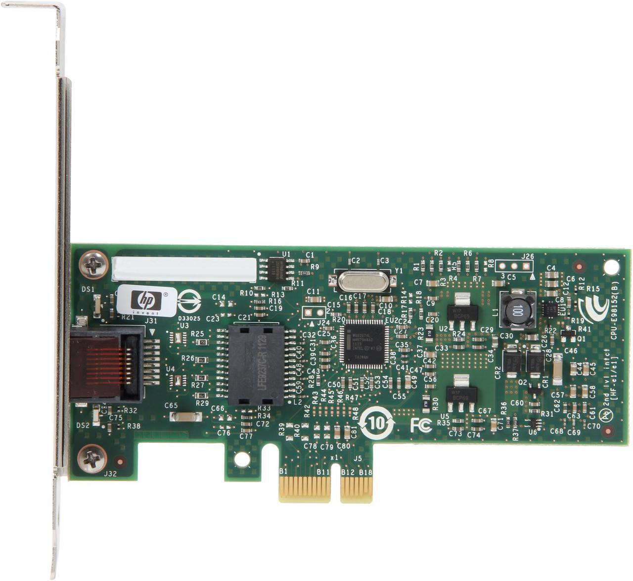 Alt view image 3 of 5 - HP 503746-B21 NC112T Gigabit Ethernet Server Adapter 10/100/1000Mbps PCI-Express 1 x RJ45