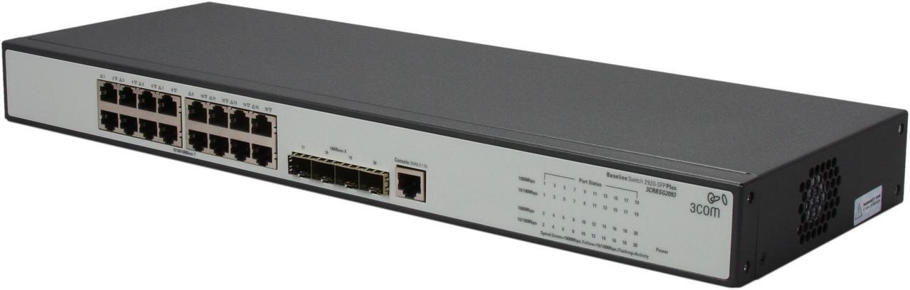 Main image of HP JE005A#ABA Managed V1910-16G Ethernet Switch