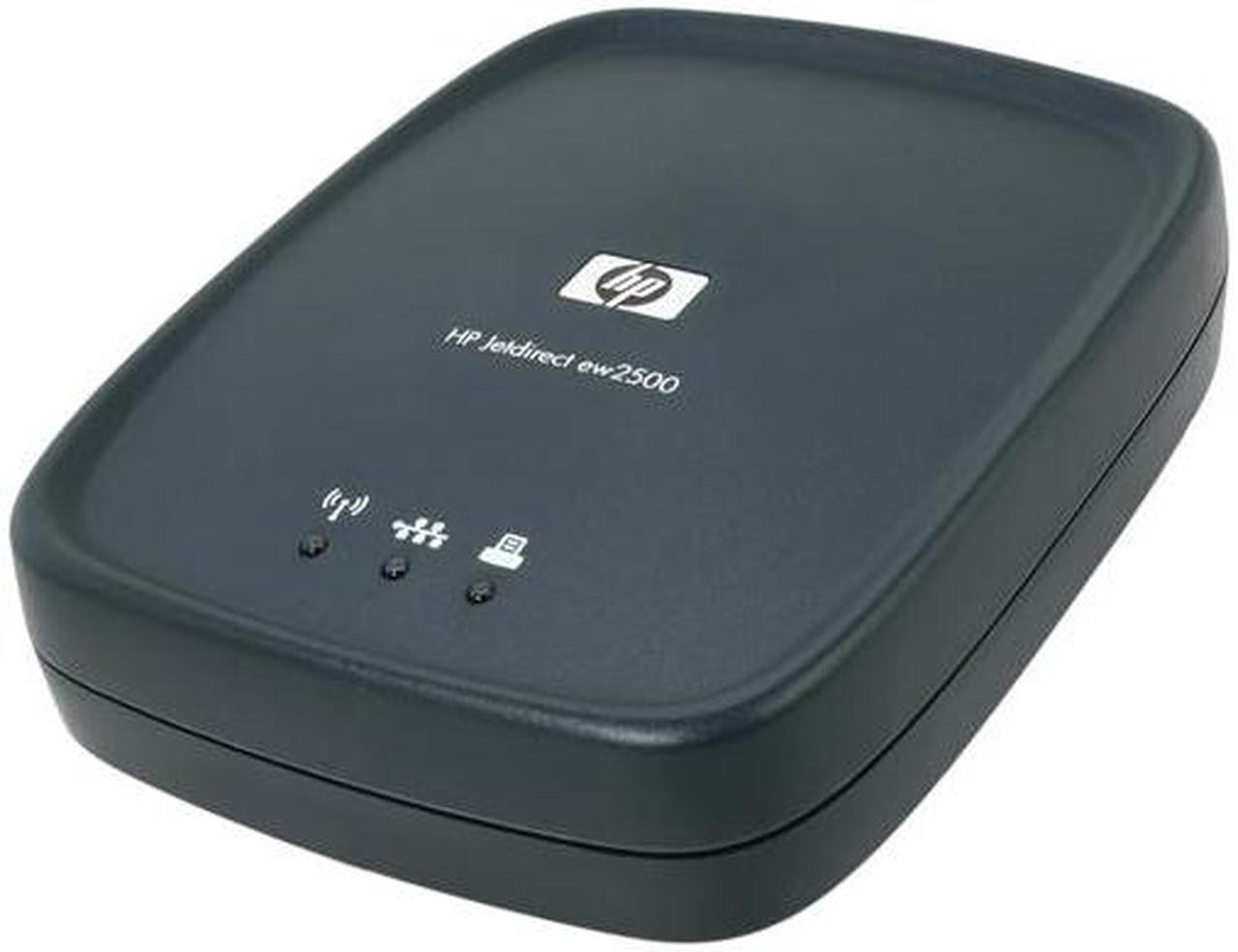 HP J8021A Jetdirect ew2500 802.11b/g Wireless Print Server 802.11b / g, RJ45 USB 2.0