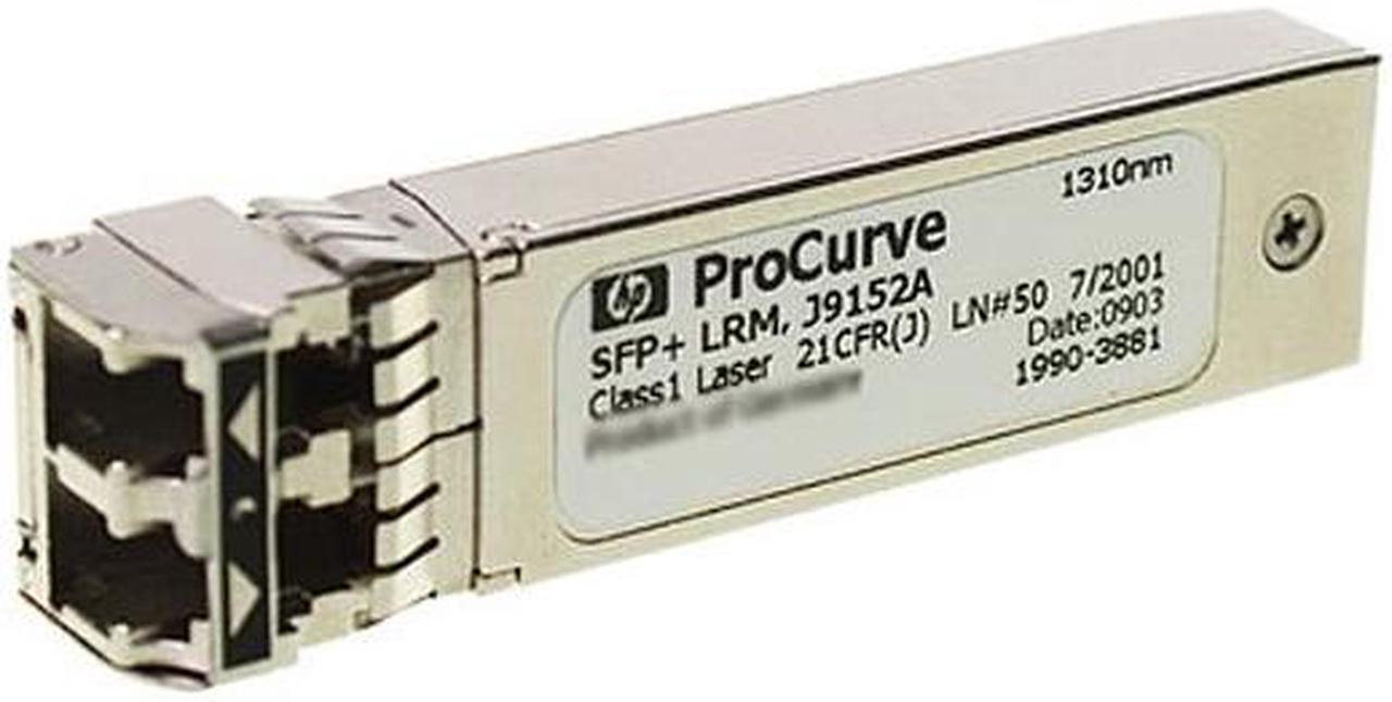 HPE J9151A X132 10G SFP+ LC LR Transceiver 10 Gbps Gigabit Ethernet 1 x LC 10GBase-LR Full-duplex