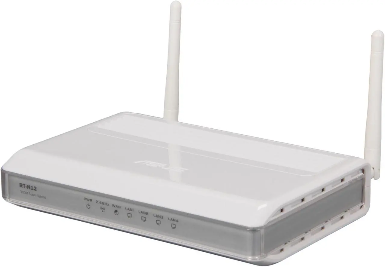 Main image of ASUS RT-N12 SuperSpeedN Wireless Router Open Source DDWRT Support IEEE 802.3/3u, IEEE 802.11b/g/n Manufacturer Recertified