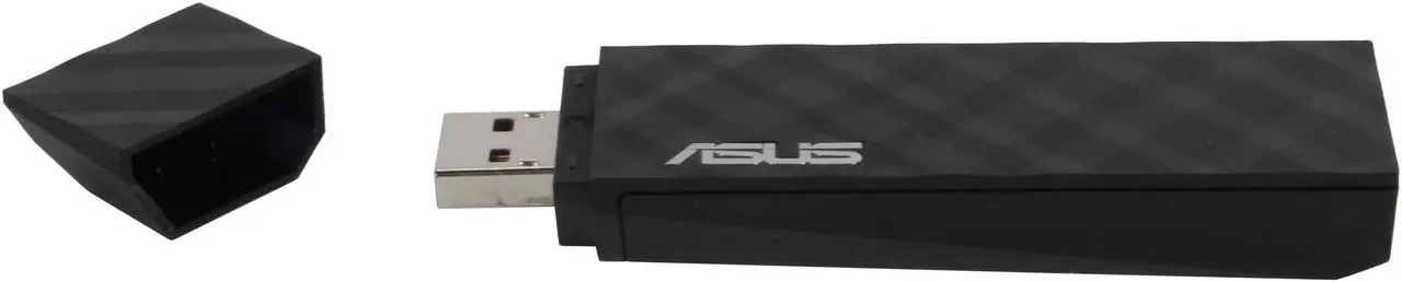 Alt view image 4 of 5 - Asus USB-N53 300Mbps Black Diamond Dual Band Wireless USB Adapter