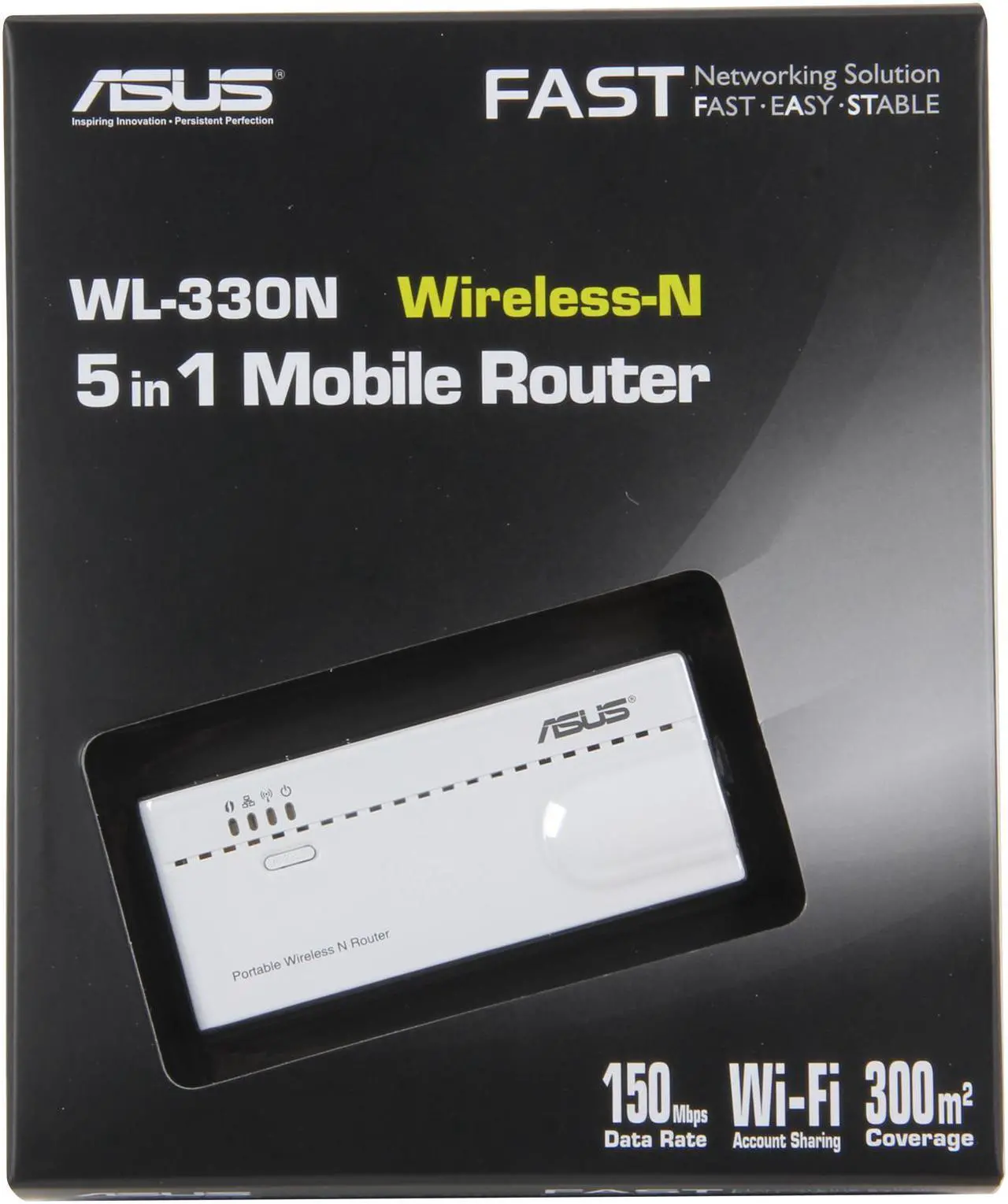 Alt view image 7 of 6 - ASUS WL-330N 5-in-1 Wireless-N150 Mobile Router IEEE 802.11b/g/n