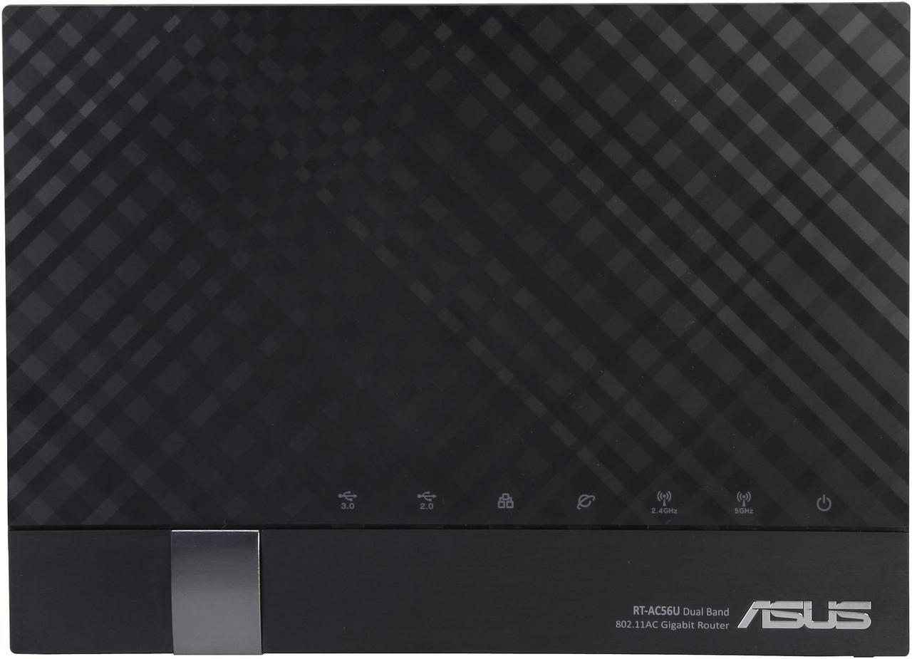 Alt view image 3 of 6 - ASUS RT-AC56U AC1200 Dual Band WiFi Gigabit Router 802.11ac, 1167 Mbps WiFi Speed, 4x Gigabit LAN Ports, AiProtection Security, AiCloud File Sharing, AiRadar Beamforming