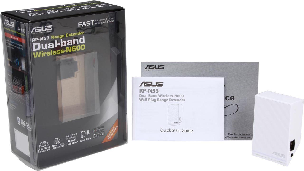 Alt view image 7 of 6 - ASUS RP-N53 Dual-Band Wireless-N600 Range Extender
