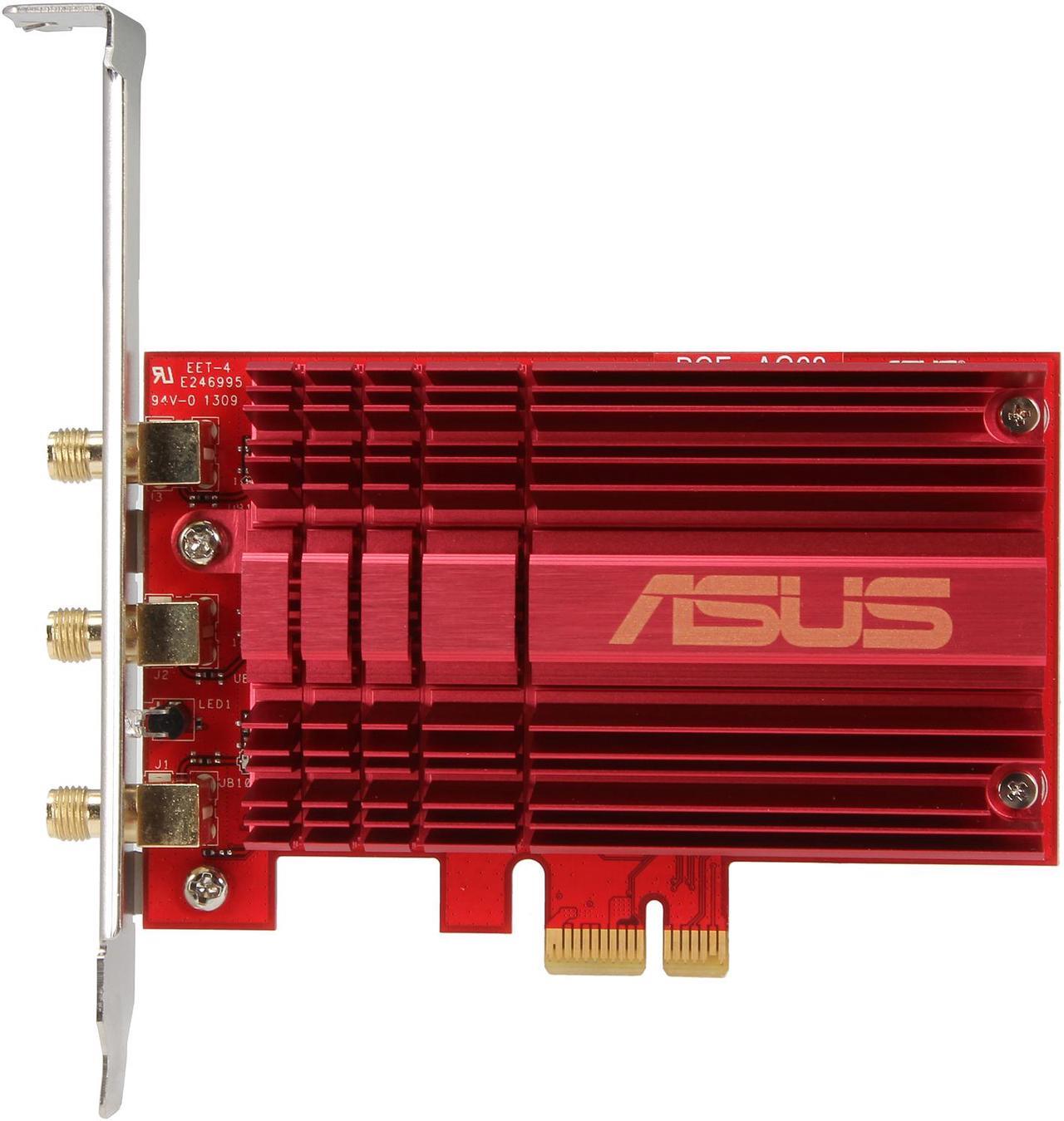 Alt view image 4 of 8 - ASUS PCE-AC68 AC1900 Dual-Band Wireless PCI-E Adapter