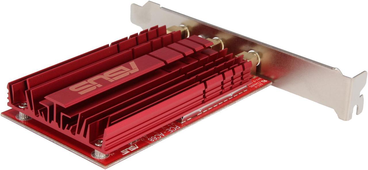 Alt view image 6 of 8 - ASUS PCE-AC68 AC1900 Dual-Band Wireless PCI-E Adapter