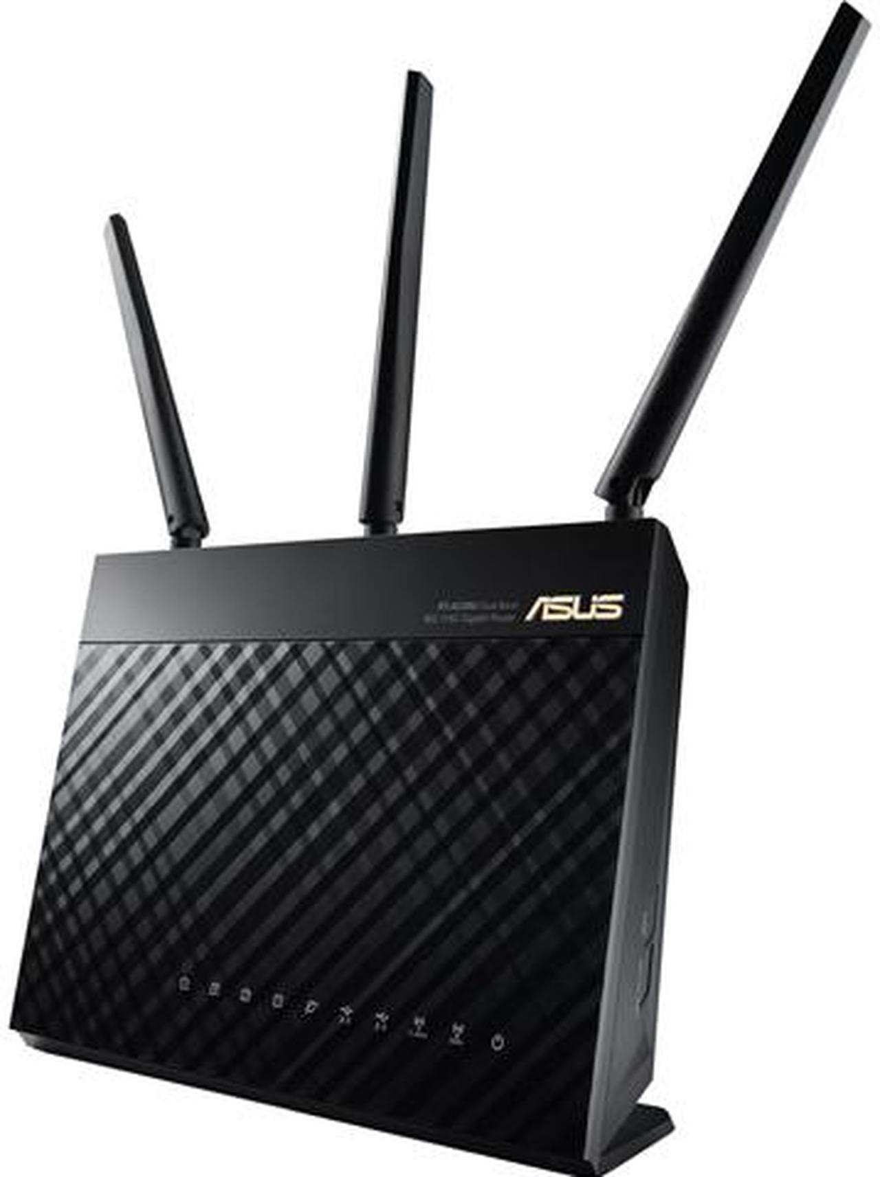 Main image of ASUS AC1900 Wi-Fi Dual-band 3x3 Gigabit Wireless Router with AiProtection Network Security Powered by Trend Micro, AiMesh Whole Home Wi-Fi System Compatible (RT-AC68U)