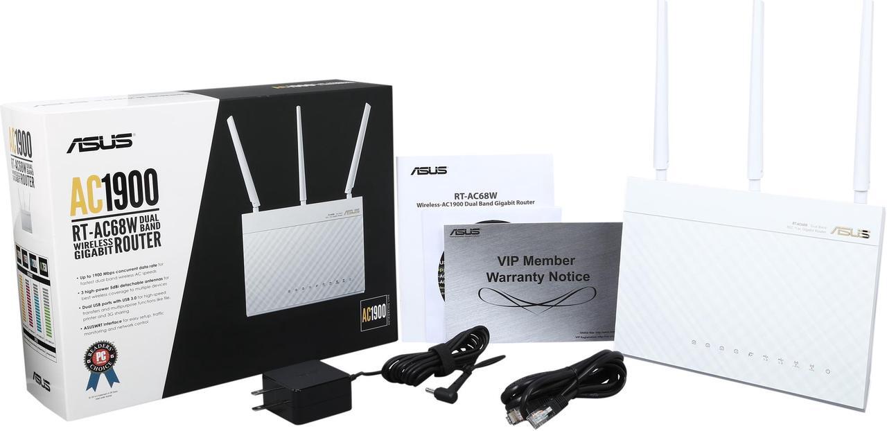 Alt view image 6 of 5 - ASUS RT-AC68W AC1900 WiFi Router