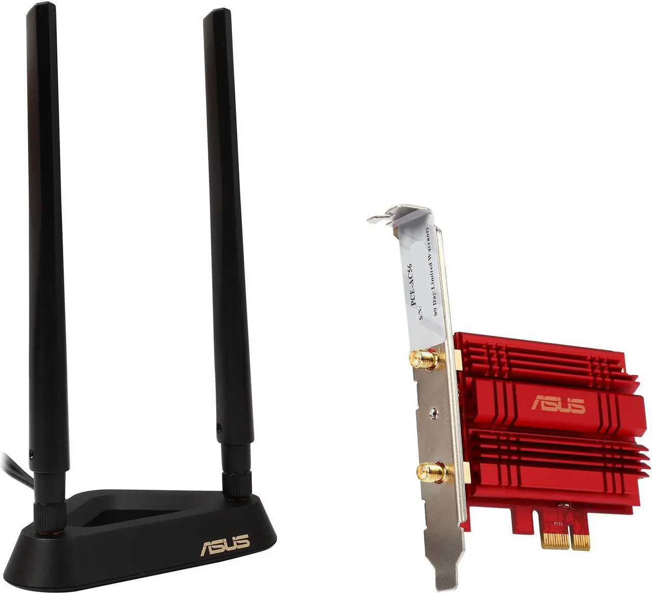 Main image of Asus Certified PCE-AC56 802.11ac Dual-band Wireless-AC1300 PCI-E Adapter