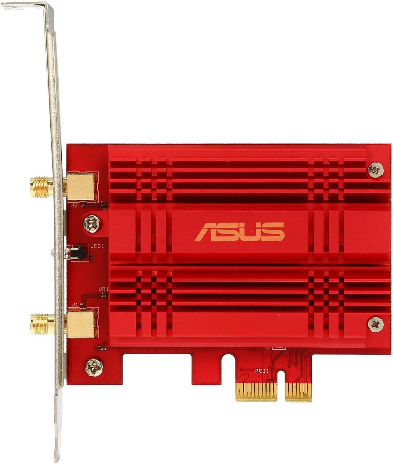 Alt view image 3 of 5 - Asus Certified PCE-AC56 802.11ac Dual-band Wireless-AC1300 PCI-E Adapter