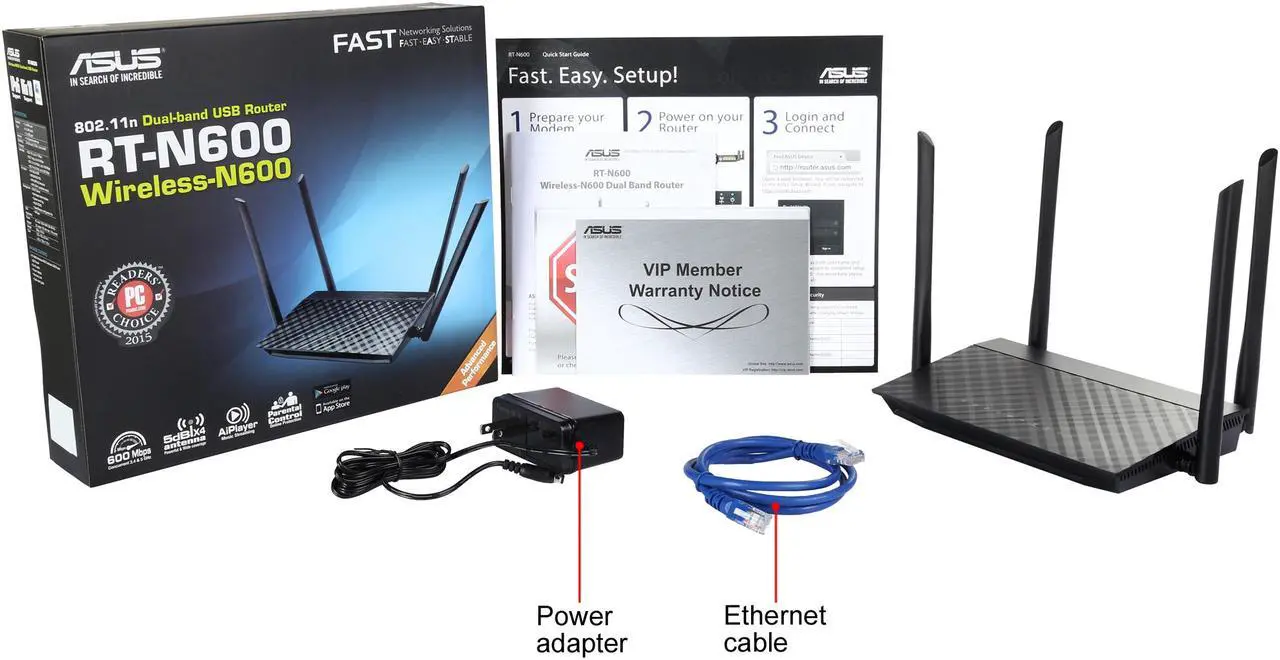 Alt view image 7 of 6 - ASUS RT-N600 Dual-Band Wireless-N600 Router IEEE 802.11a, IEEE 802.11b, IEEE 802.11g, IEEE 802.11n, IPv4, IPv6