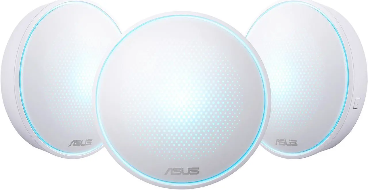 Main image of ASUS Lyra MAP-AC2200 AC2200 Tri-Band Mesh WiFi System, AiProtection Lifetime Security by Trend Micro, 3 Pack, cover up to 6,000sqft