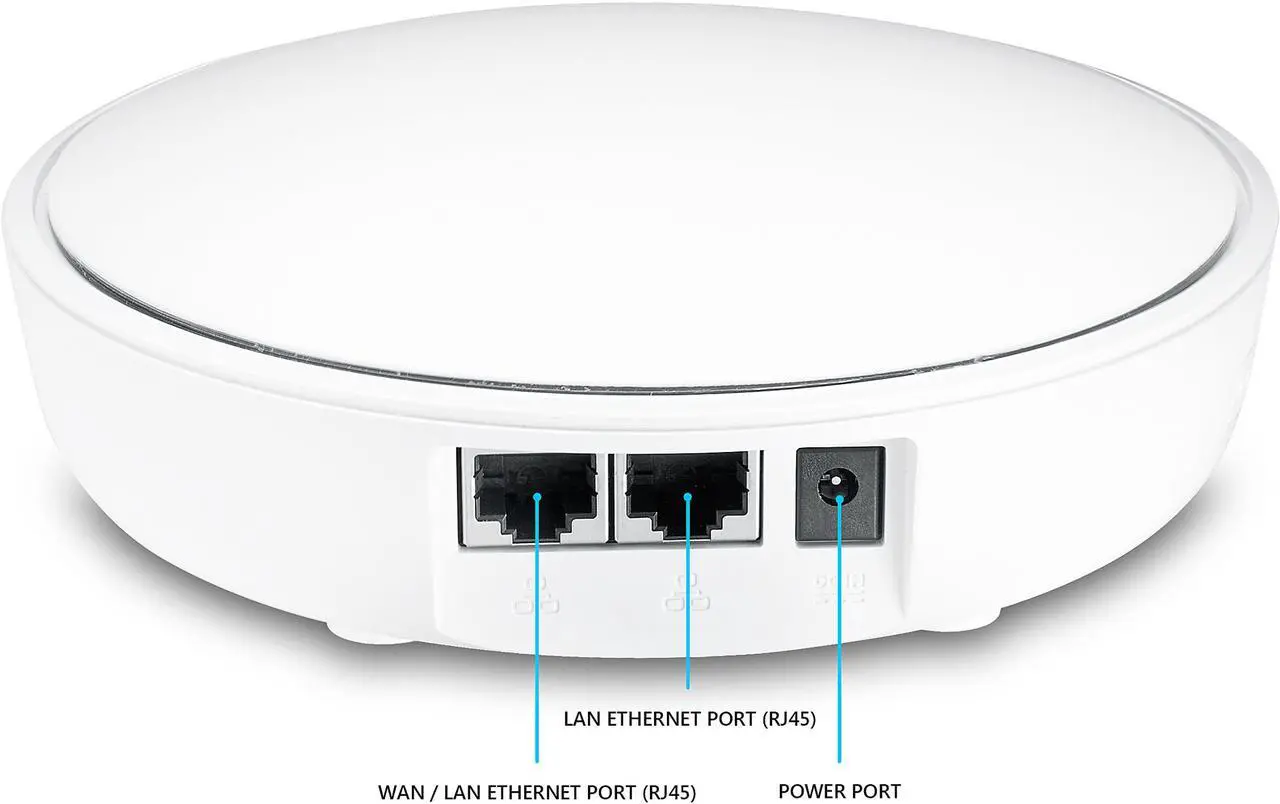Alt view image 2 of 6 - ASUS Lyra MAP-AC2200 AC2200 Tri-Band Mesh WiFi System, AiProtection Lifetime Security by Trend Micro, 3 Pack, cover up to 6,000sqft