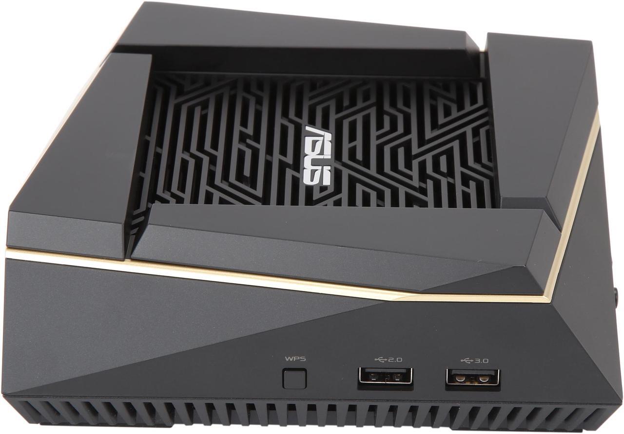 Alt view image 13 of 14 - ASUS RT-AX92U (2 Pack) AX6100 Tri-Band Wi-Fi 6 Gaming Mesh Router with 802.11Ax, Lifetime AiProtection Security by Trend Micro, AiMesh Compatible, Adaptive QoS & Parental Control