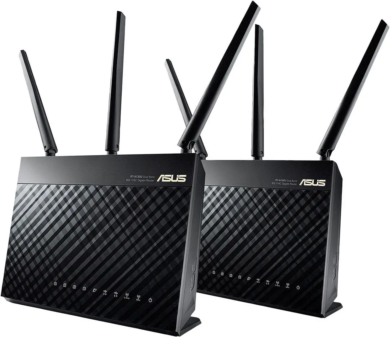 Main image of ASUS AiMesh AC1900 Whole Home Wi-Fi System, Dual-band 3x3 with USB 3.0 and AiProtection Powered by Trend Micro (RT-AC68U 2 Pack Retail)