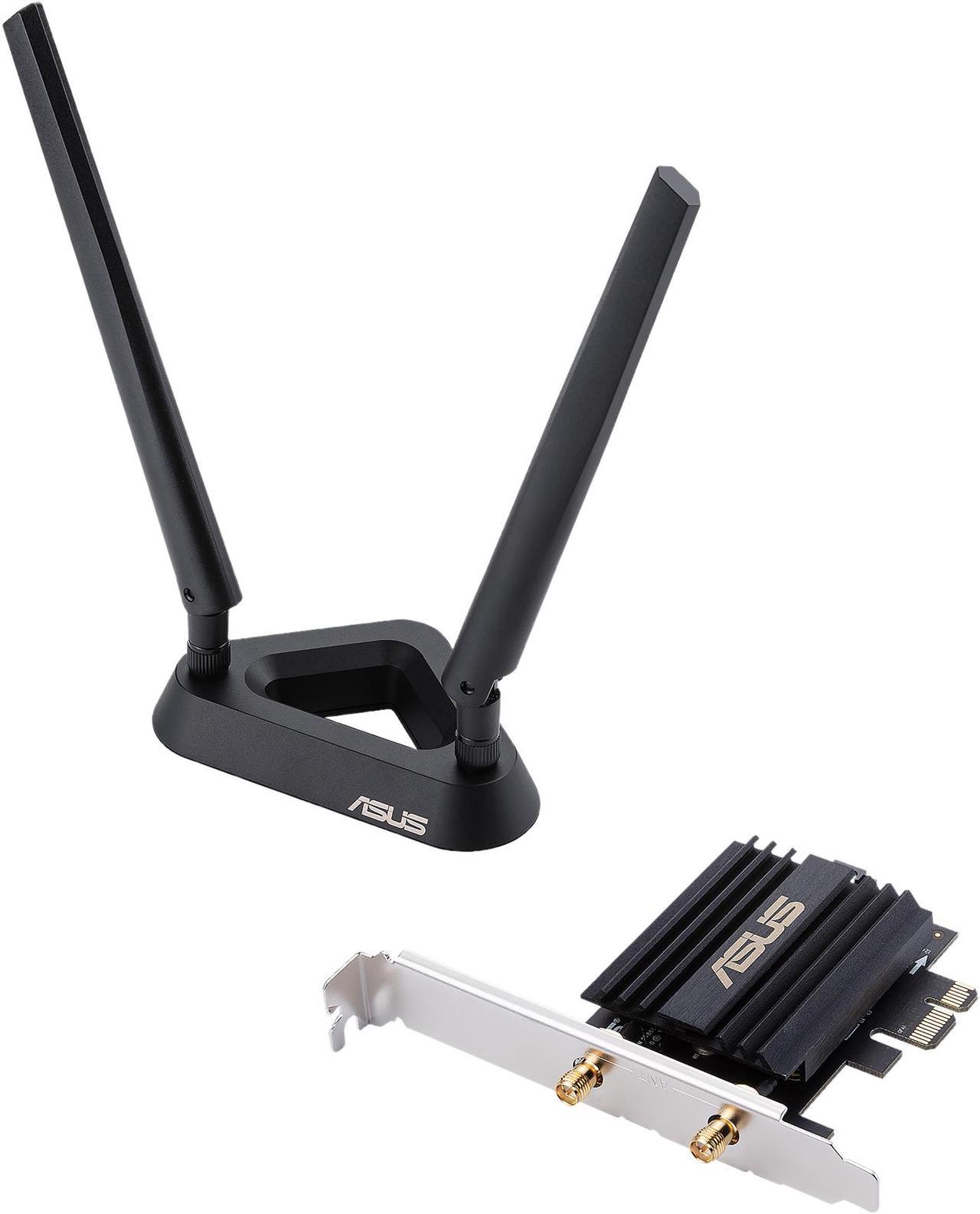 ASUS AX3000 (PCE-AX58BT) Next-Gen WiFi 6 Dual Band PCIe Wireless Adapter with Bluetooth 5.0 - OFDMA, 2x2 MU-MIMO and WPA3 Security