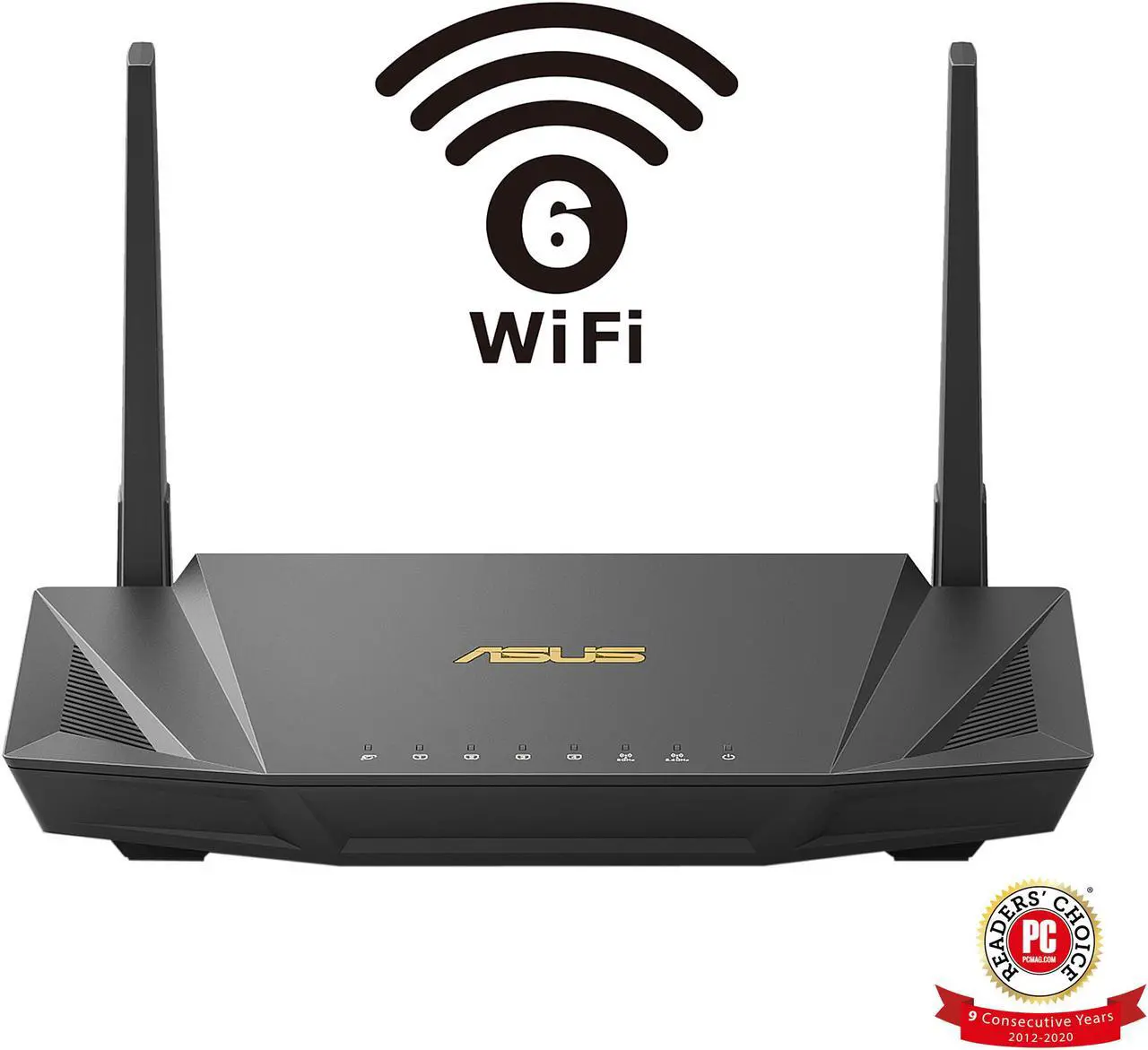 Alt view image 2 of 7 - ASUS RT-AX56U AX1800 WiFi 6 Dual-Band WiFi Router, Lifetime Internet Security with AiProtection, Whole-home WiFi with AiMesh, MU-MIMO, OFDMA, VPN Setting