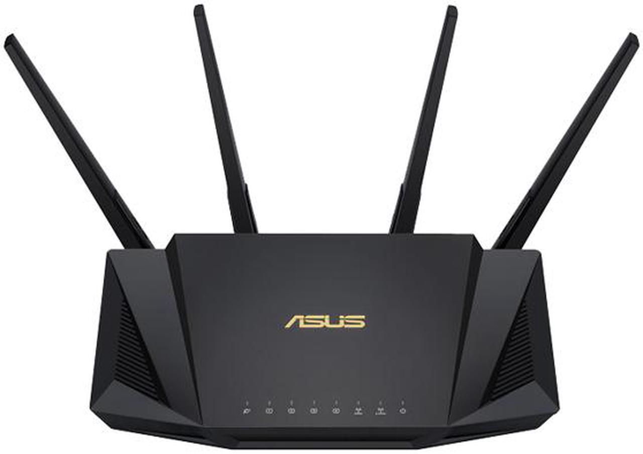 Alt view image 2 of 6 - ASUS RT-AX3000 Dual Band WiFi Router, WiFi 6, 802.11ax, Lifetime Internet Security, support AiMesh Whole-home WiFi, 4 x 1Gb LAN ports, USB 3.0, MU-MIMO, OFDMA, VPN