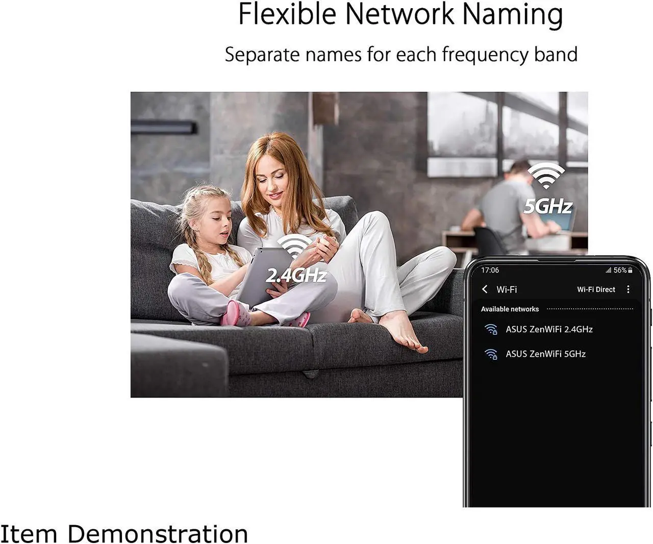Alt view image 5 of 5 - ASUS ZenWiFi AX Mini Whole Home Dual Band Mesh WiFi 6 System (XD4) - 3 Pack Special Wood Pattern, Coverage up to 4800 sq.ft & 25+ Devices, 1800Mbps, AiMesh, Parental Controls, Easy Setup