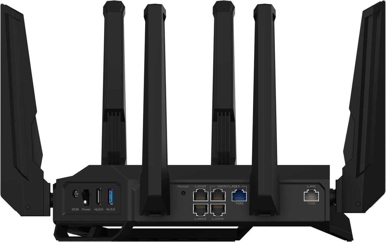 Alt view image 4 of 9 - ASUS RT-BE96U BE19000 802.11BE Tri-Band Performance WiFi 7 Extendable Router with 6GHz support, Dual 10G Port, 320Mhz, lifetime internet security , *MLO, AiMesh Support